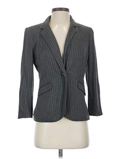 Pre-owned The Limited Blazer Jacket In Gray
