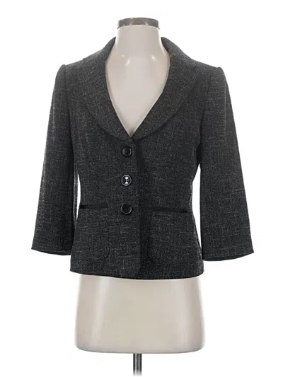 Pre-owned The Limited Blazer Jacket In Gray