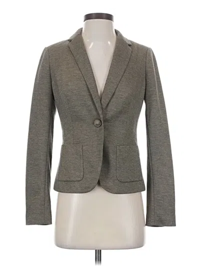 Pre-owned The Limited Blazer Jacket In Gray