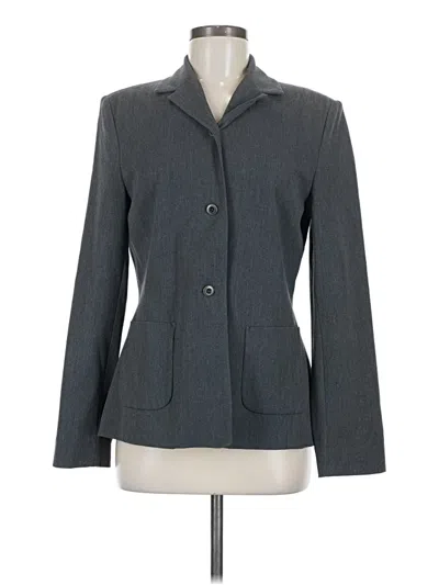 Pre-owned The Limited Blazer Jacket In Gray