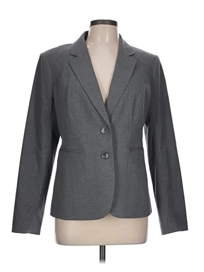 Pre-owned The Limited Blazer Jacket In Gray