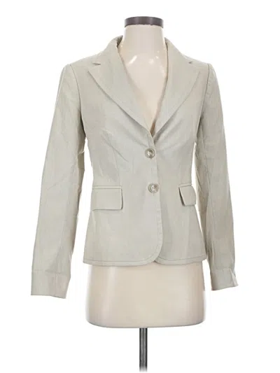 Pre-owned The Limited Blazer Jacket In Gray