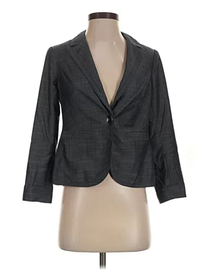 Pre-owned The Limited Blazer Jacket In Gray