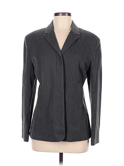 Pre-owned The Limited Blazer Jacket In Gray