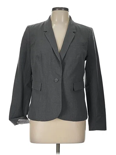 Pre-owned The Limited Blazer Jacket In Gray