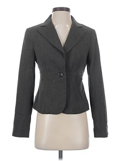 Pre-owned The Limited Blazer Jacket In Gray