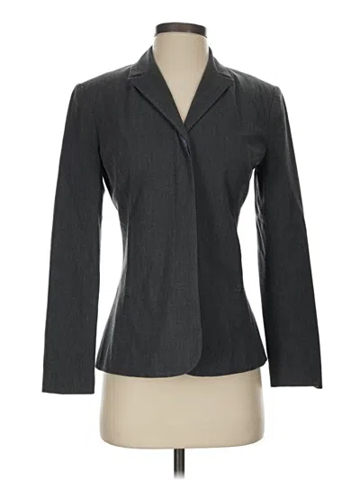 Pre-owned The Limited Blazer Jacket In Gray