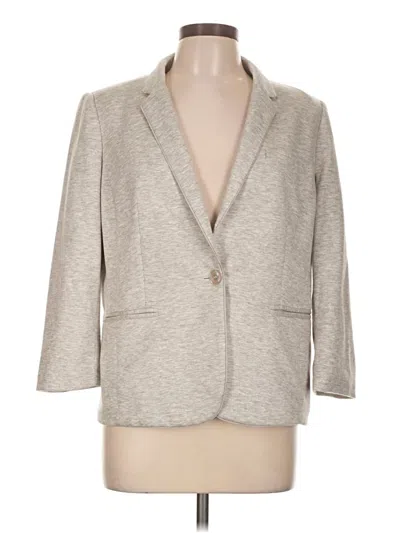 Pre-owned The Limited Blazer Jacket In Gray