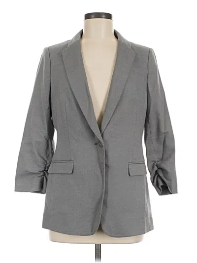 Pre-owned The Limited Blazer Jacket In Gray