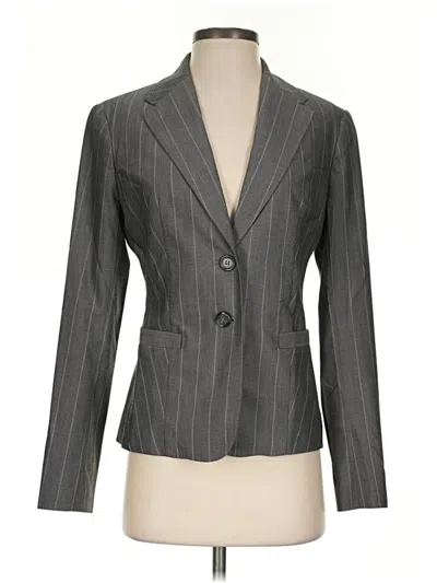 Pre-owned The Limited Blazer Jacket In Gray
