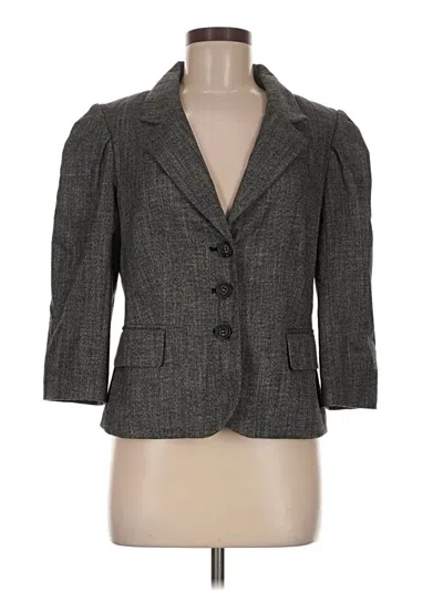 Pre-owned The Limited Blazer Jacket In Gray
