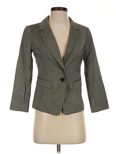 Pre-owned The Limited Blazer Jacket In Gray
