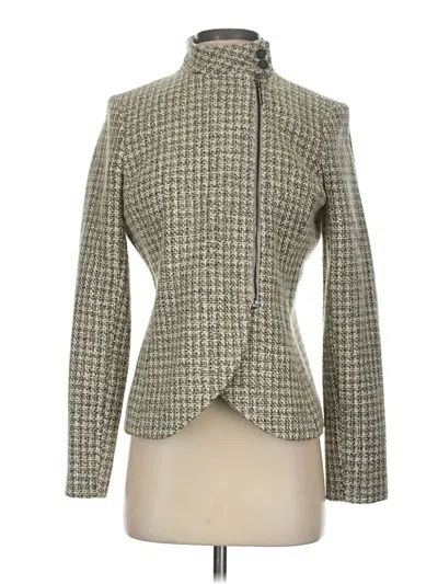 Pre-owned The Limited Blazer Jacket In Gray