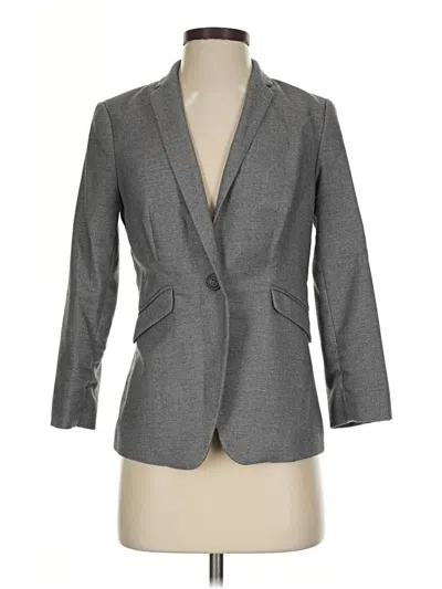 Pre-owned The Limited Blazer Jacket In Gray