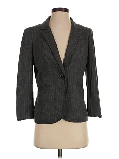 Pre-owned The Limited Blazer Jacket In Gray