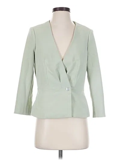 Pre-owned The Limited Blazer Jacket In Green