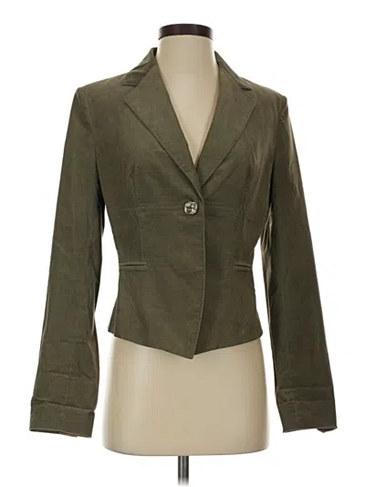 Pre-owned The Limited Blazer Jacket In Green