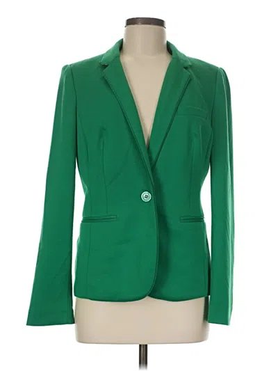 Pre-owned The Limited Blazer Jacket In Green