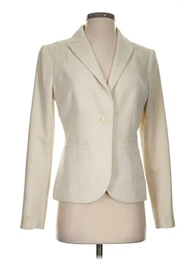 Pre-owned The Limited Blazer Jacket In Ivory