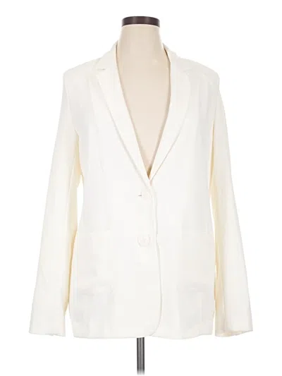 Pre-owned The Limited Blazer Jacket In Ivory