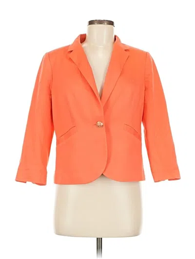 Pre-owned The Limited Blazer Jacket In Orange
