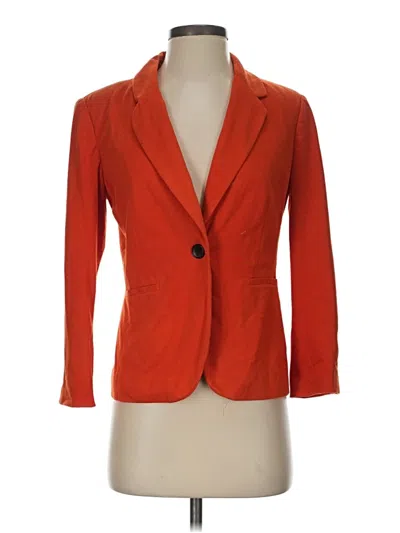 Pre-owned The Limited Blazer Jacket In Orange