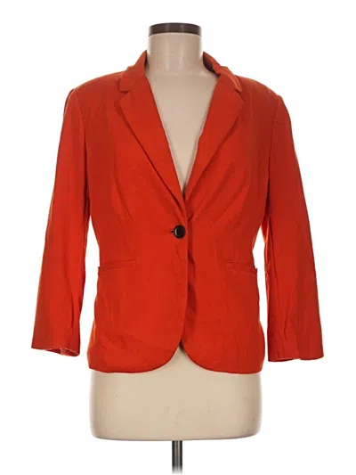 Pre-owned The Limited Blazer Jacket In Orange