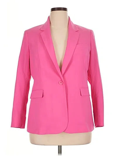 Pre-owned The Limited Blazer Jacket In Pink