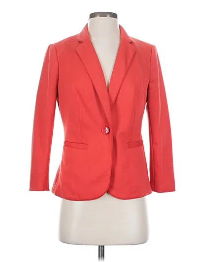 Pre-owned The Limited Blazer Jacket In Red