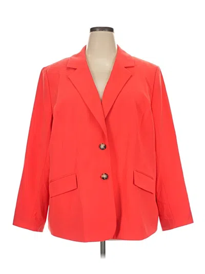 Pre-owned The Limited Blazer Jacket In Red