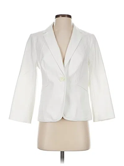 Pre-owned The Limited Blazer Jacket In White
