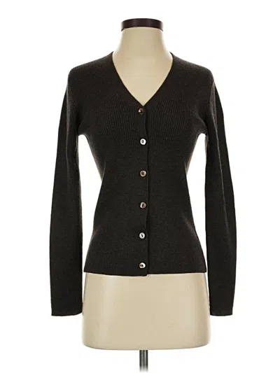 Pre-owned The Limited Cardigan Sweater In Black