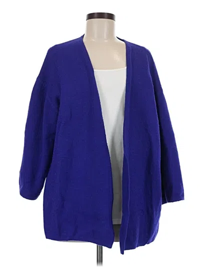 Pre-owned The Limited Cardigan Sweater In Blue