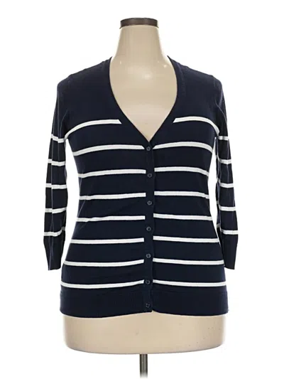 Pre-owned The Limited Cardigan Sweater In Blue