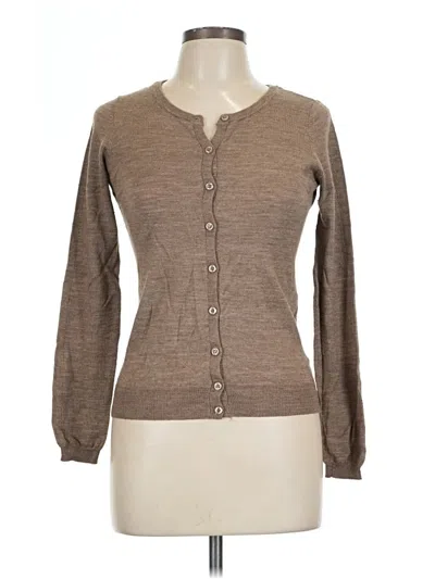 Pre-owned The Limited Cardigan Sweater In Brown
