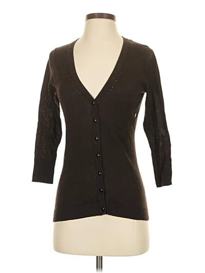 Pre-owned The Limited Cardigan Sweater In Brown