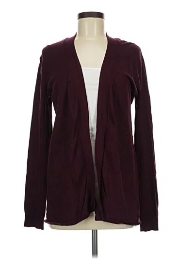 Pre-owned The Limited Cardigan Sweater In Burgundy
