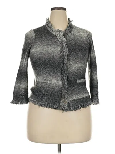 Pre-owned The Limited Cardigan Sweater In Gray
