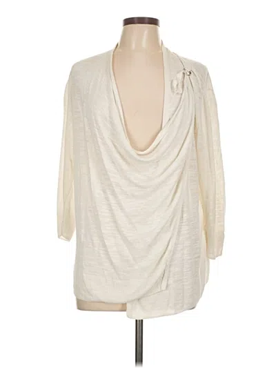 Pre-owned The Limited Cardigan Sweater In Ivory