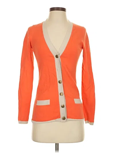 Pre-owned The Limited Cardigan Sweater In Orange
