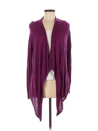 Pre-owned The Limited Cardigan Sweater In Purple
