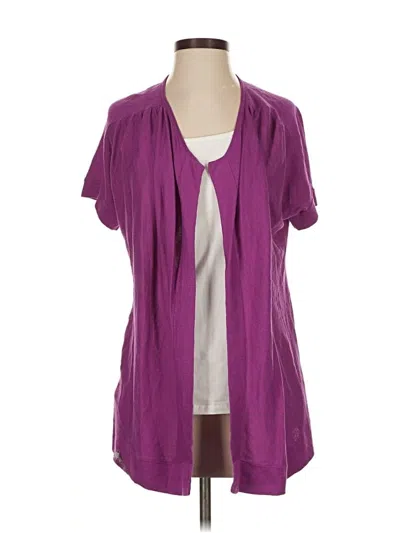 Pre-owned The Limited Cardigan Sweater In Purple