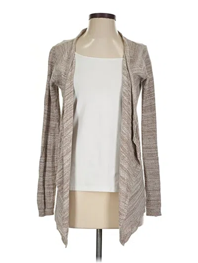 Pre-owned The Limited Cardigan Sweater In Tan