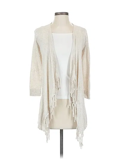 Pre-owned The Limited Cardigan Sweater In White