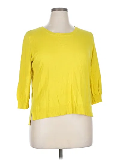 Pre-owned The Limited Cardigan Sweater In Yellow