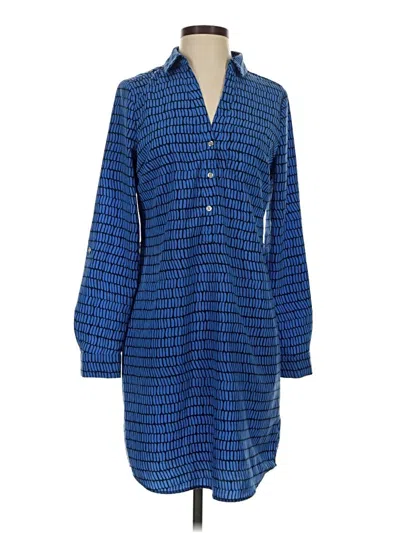 Pre-owned The Limited Casual Dress In Blue