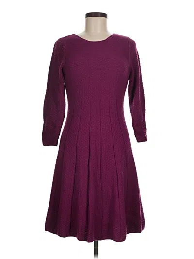 Pre-owned The Limited Casual Dress In Burgundy