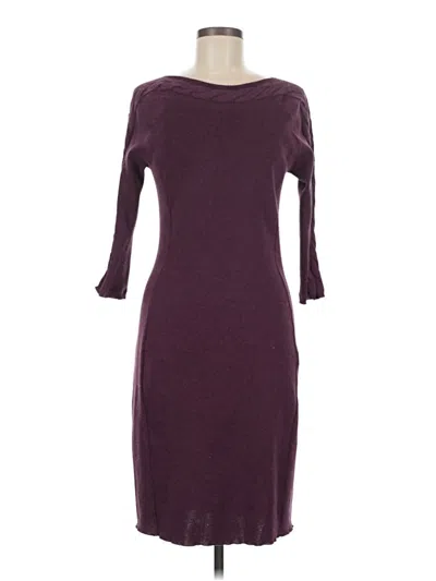 Pre-owned The Limited Casual Dress In Burgundy
