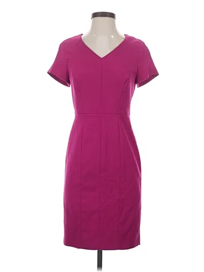 Pre-owned The Limited Casual Dress In Burgundy
