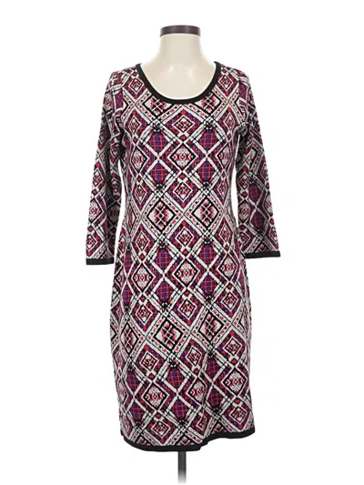 Pre-owned The Limited Casual Dress In Burgundy